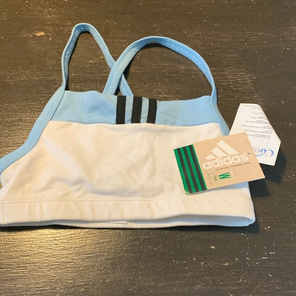 Adidas‎ cross back sports bra. NWT retail 40